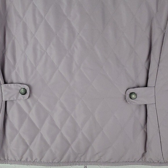 Eddie Bauer Purple Quilt Pattern Vest With Zipper Closure. Size Extra Large. - Picture 7 of 10